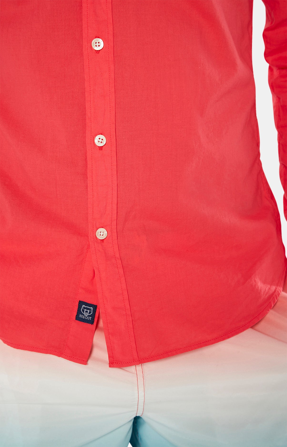 arthur-bob-chemise-voile-coton-rouge-chemise-homme image 5