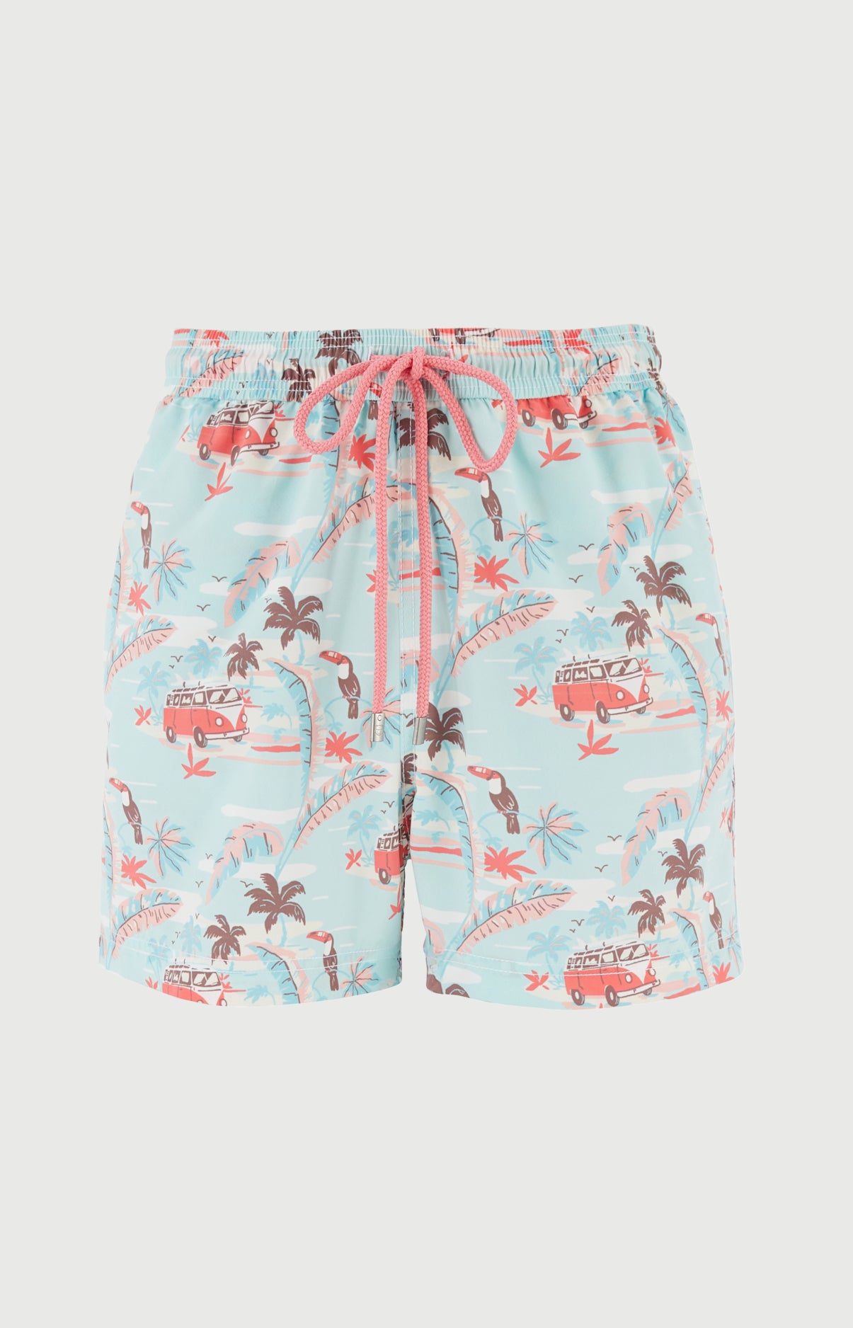 arthur-bob-short-de-bain-homme-recycl-van-life-vert-mint image 3