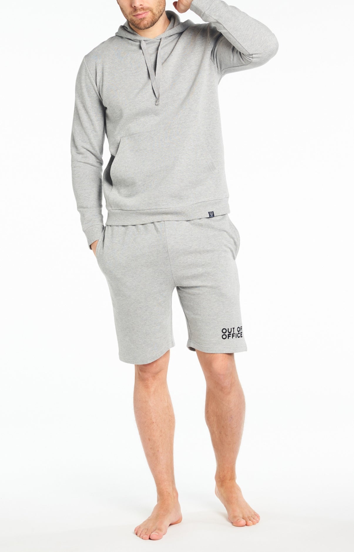arthur-bob-uni-short-homme-gris-coton-bio image 1