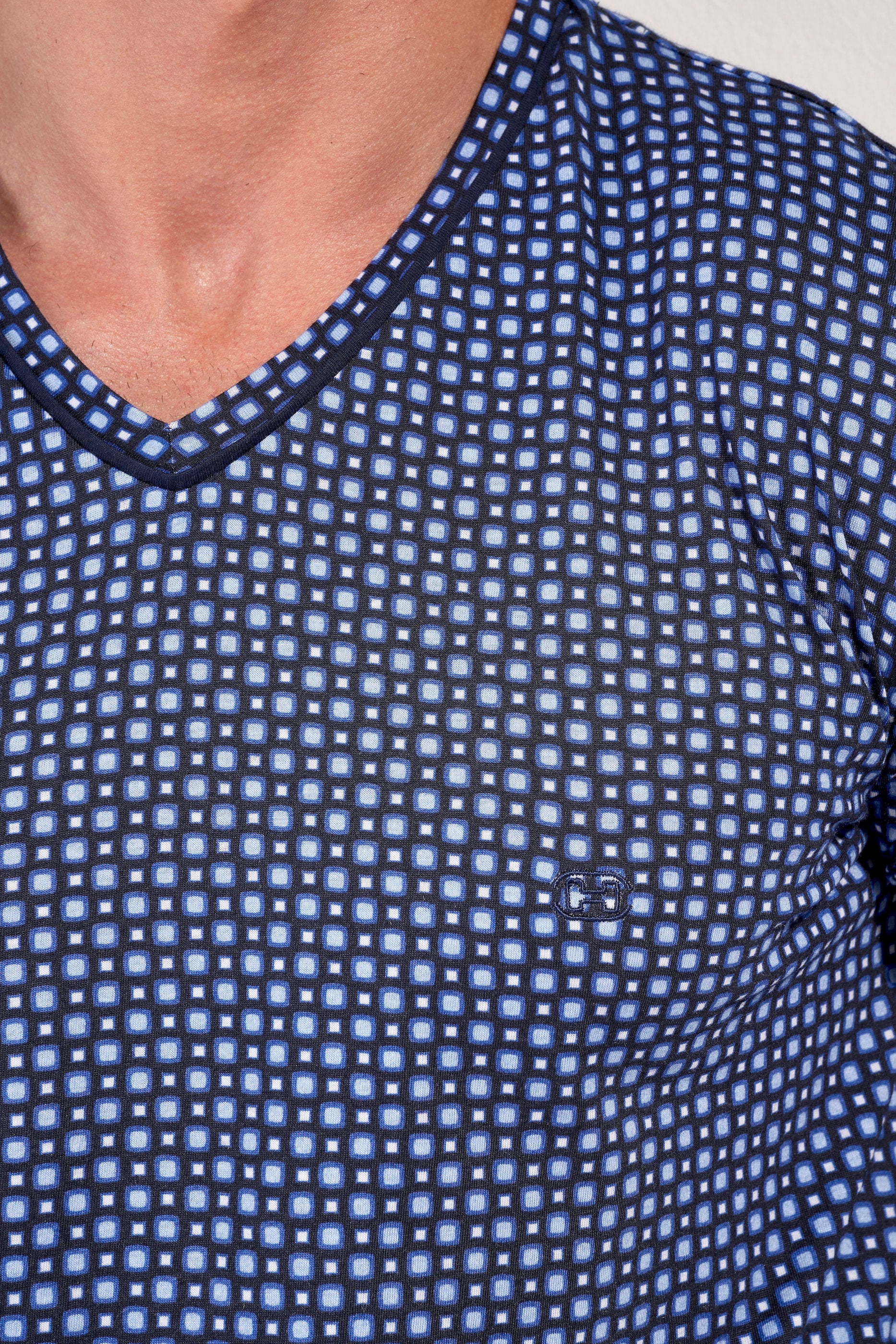 hom-hampton-pyjama-long-homme-navy-print-modal image 4