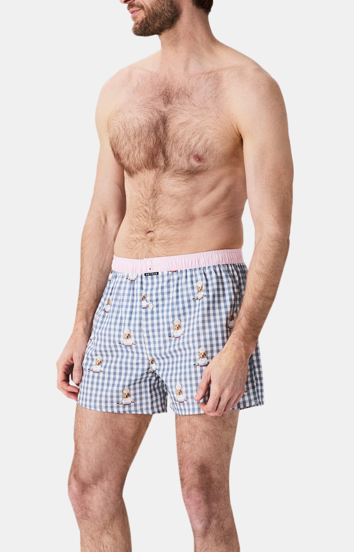 arthur-le-club-cale-on-n-1199-gris-vichy-coton-bio image 4
