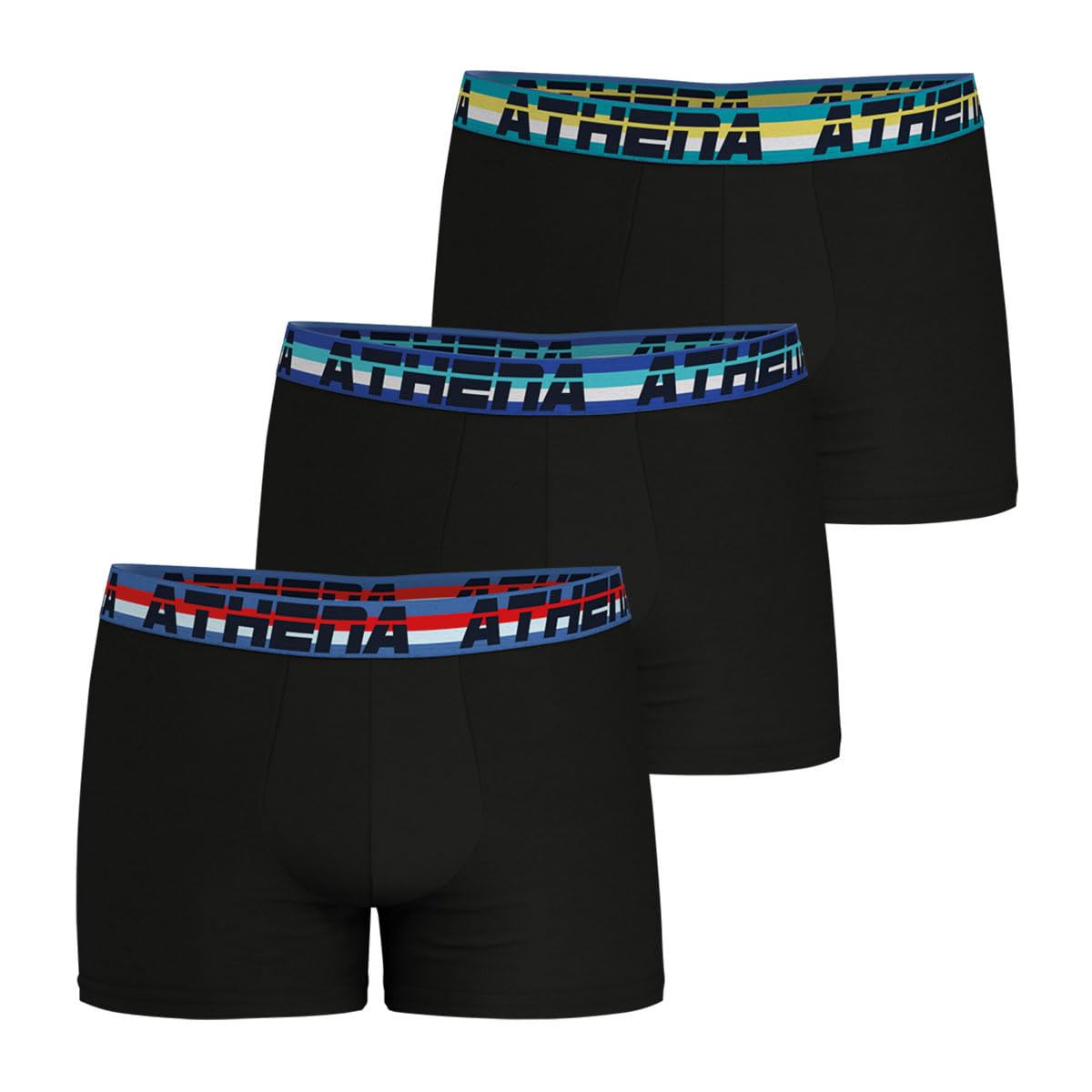 athena-720-stretch-boxer-homme-lot-3-noir-stretch image 4
