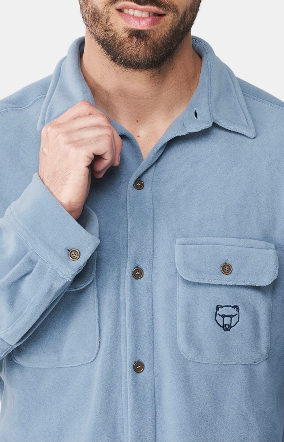 arthur-bob-polaire-pyjama-chaud-homme-gris image 2