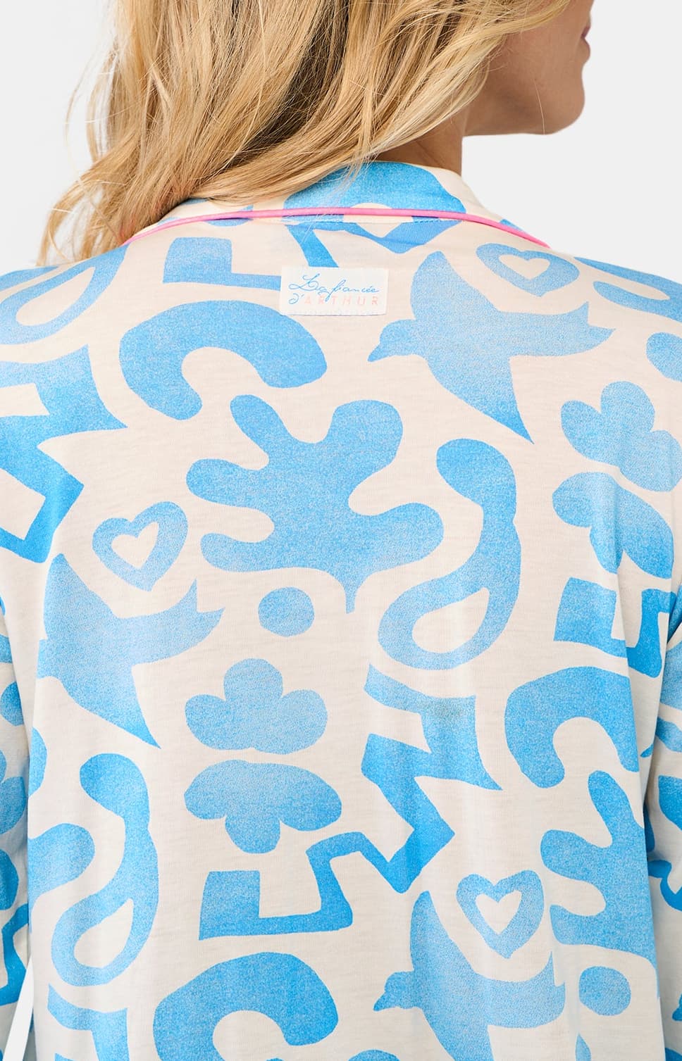 arthur-bob-matis-pyjama-femme-bleu-lyocell-coton image 7