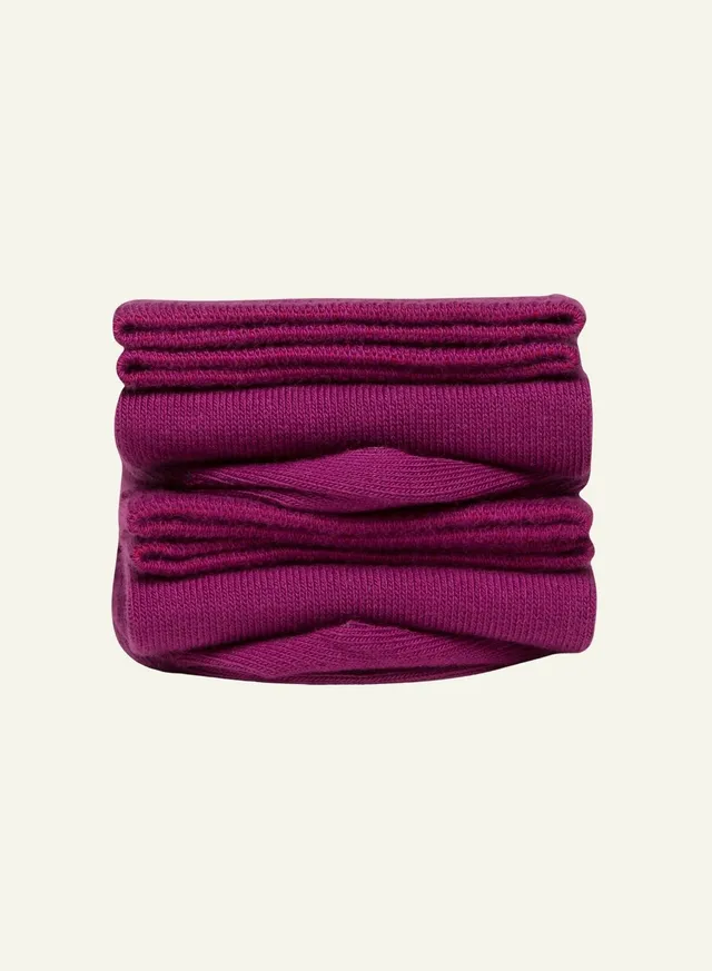 archiduchesse-courte-aubergine-chaussettes-coton-fin image 1