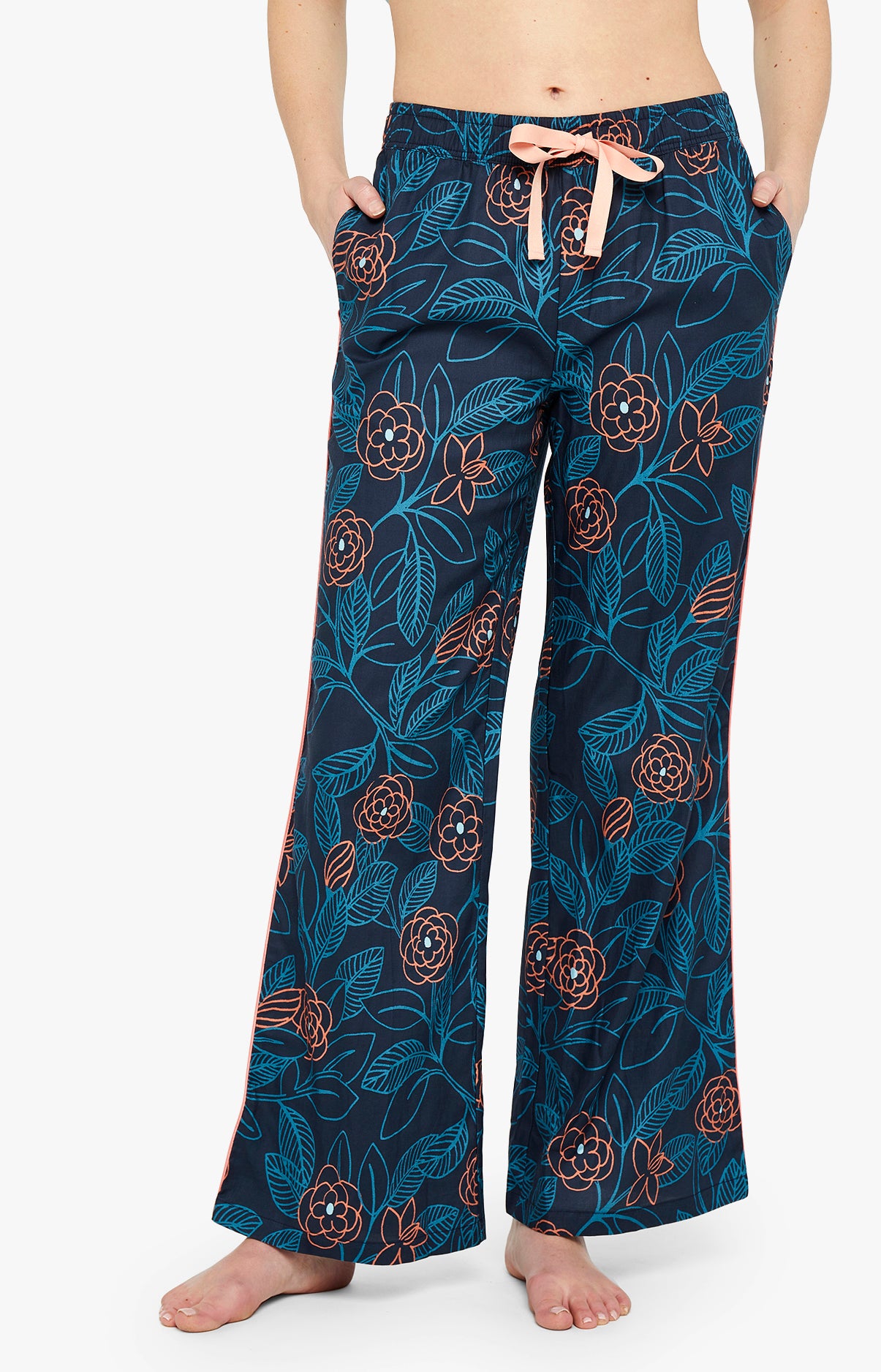 arthur-bob-fleurs-bas-de-pyjama-nuit-coton-bio-taille-s image 2