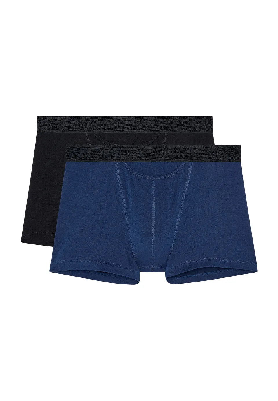 hom-ho1-boxerlines-2-lot-2-boxers-noir-navy-coton image 1