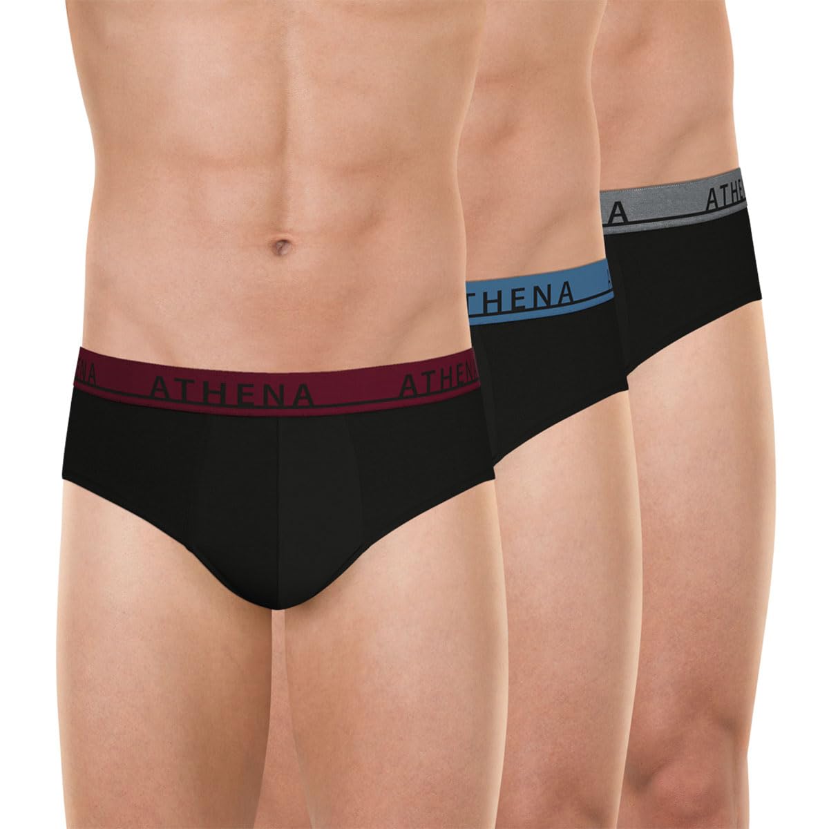 athena-easy-color-slip-homme-marine-bleu-m-lot-3-coton image 6