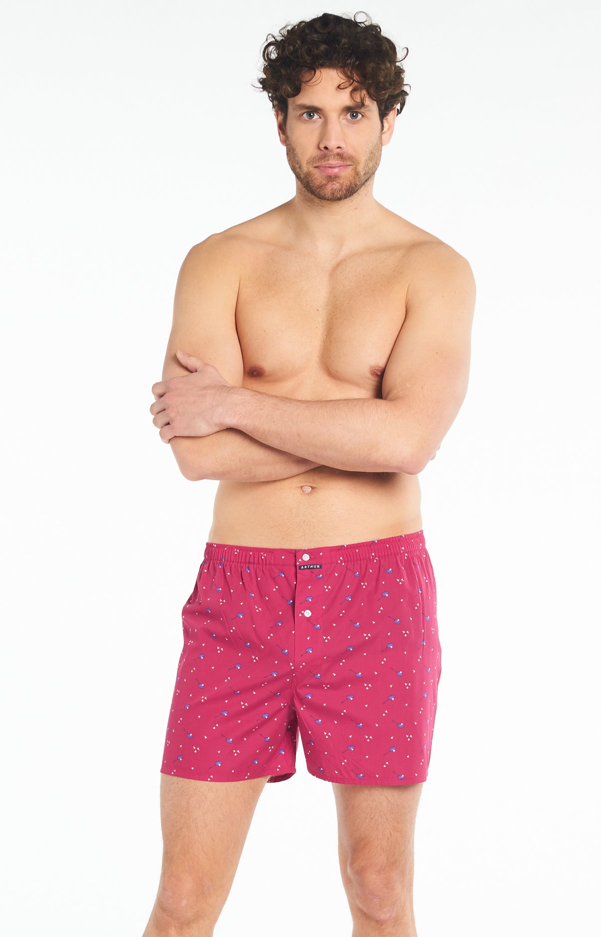 arthur-le-club-cale-on-badminton-rouge-s-xxl-coton-bio image 2