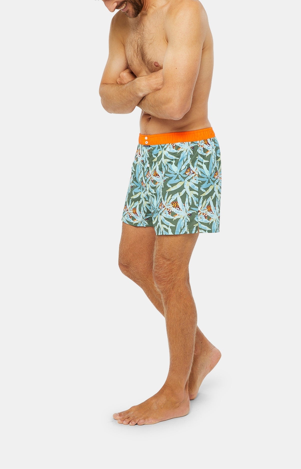 arthur-le-club-n-1052-cale-on-coton-bio-kaki image 4