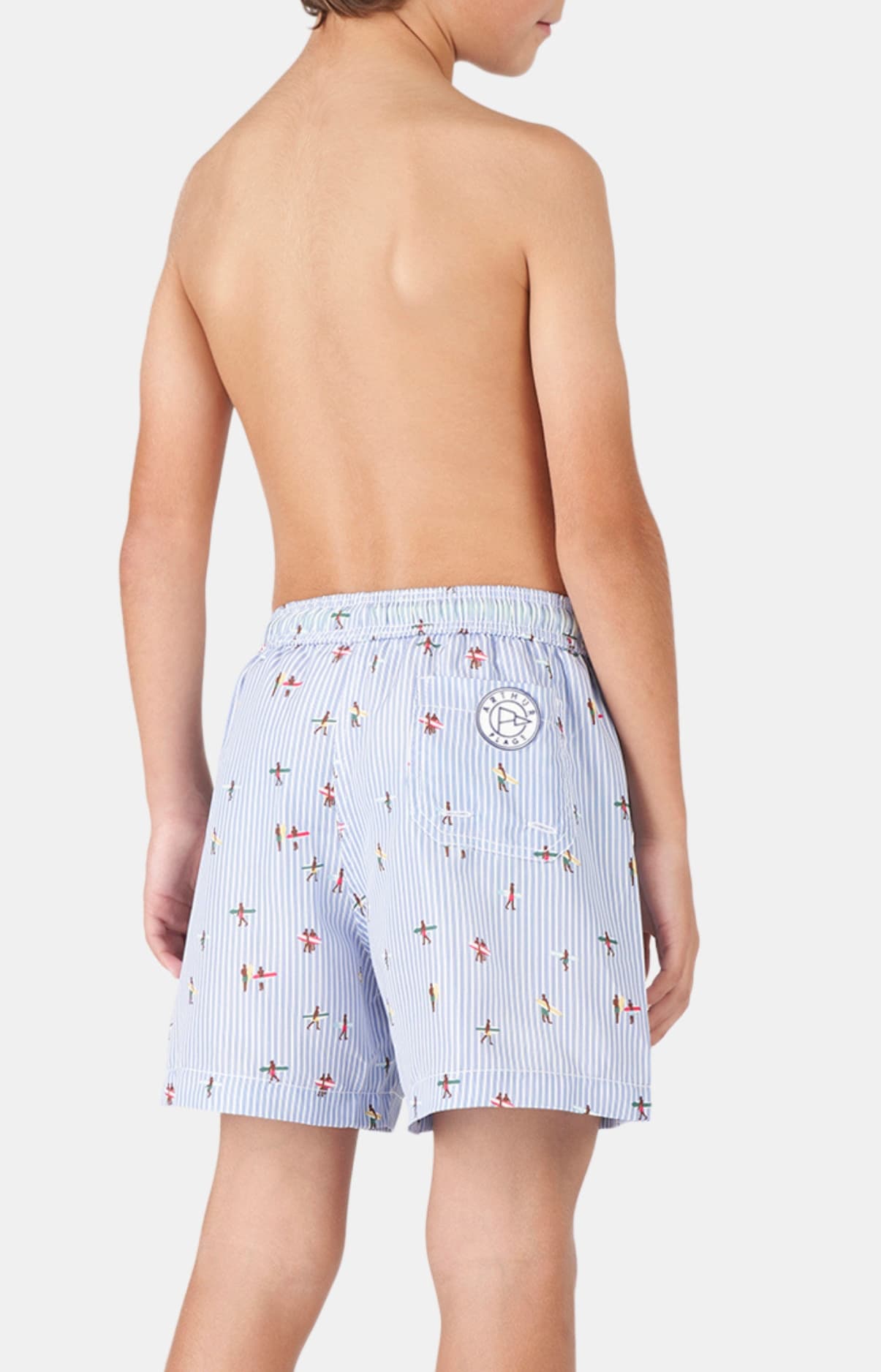 arthur-bob-surf-short-de-bain-ciel-10a-polyester-recycl image 4
