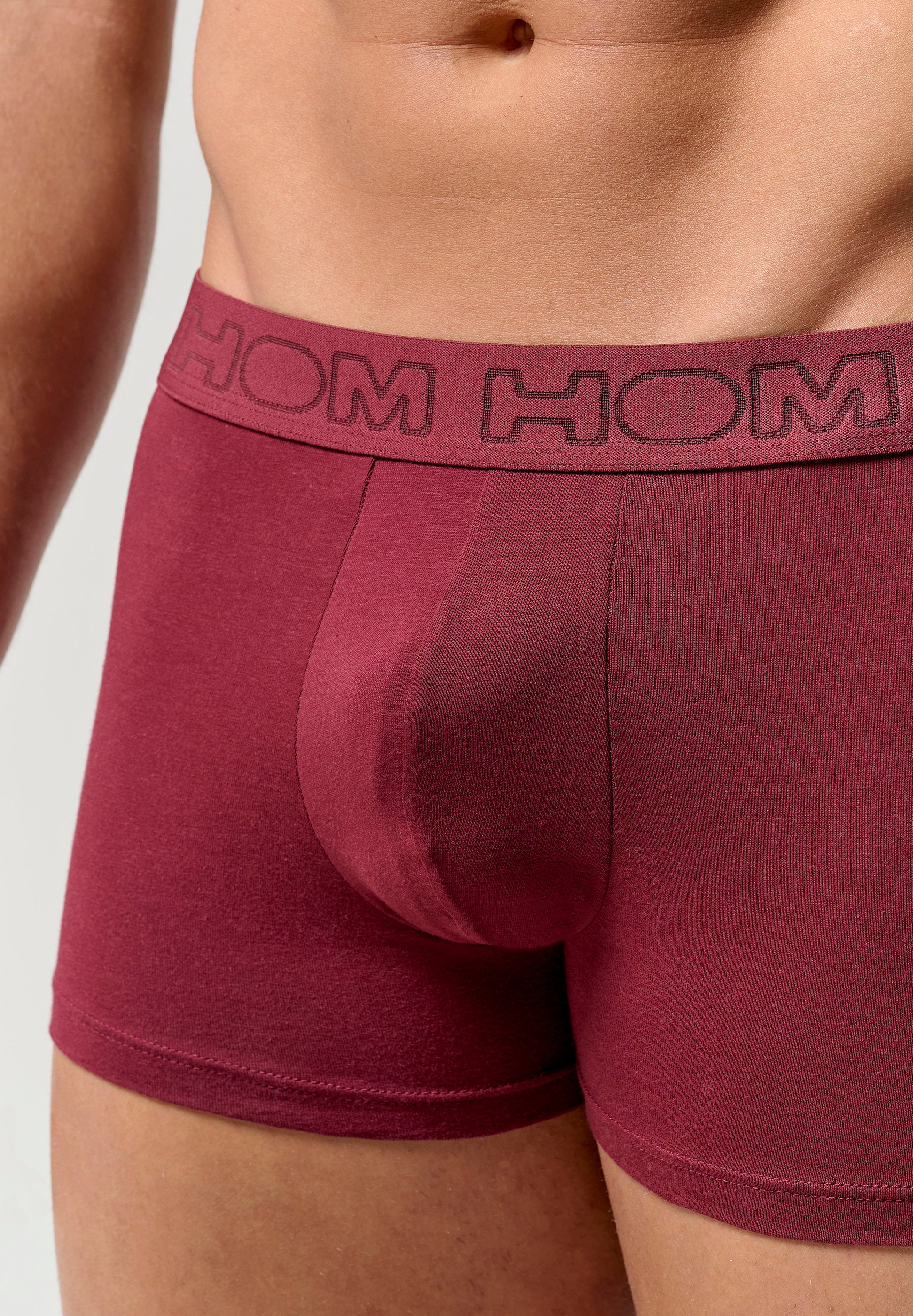 hom-armand-slip-boxer-coton-homme-lot-3-noir-kaki image 4