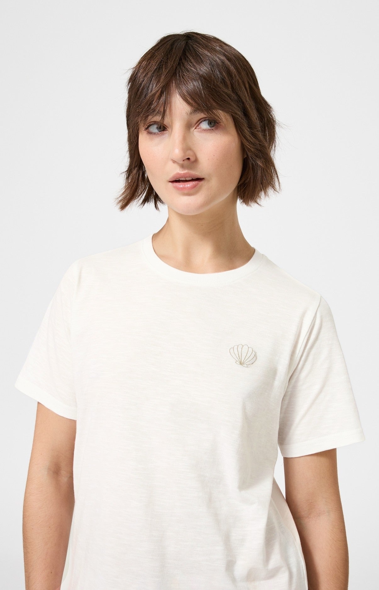 arthur-bob-coquillage-tee-shirt-femme-ivoire-coton-bio image 2