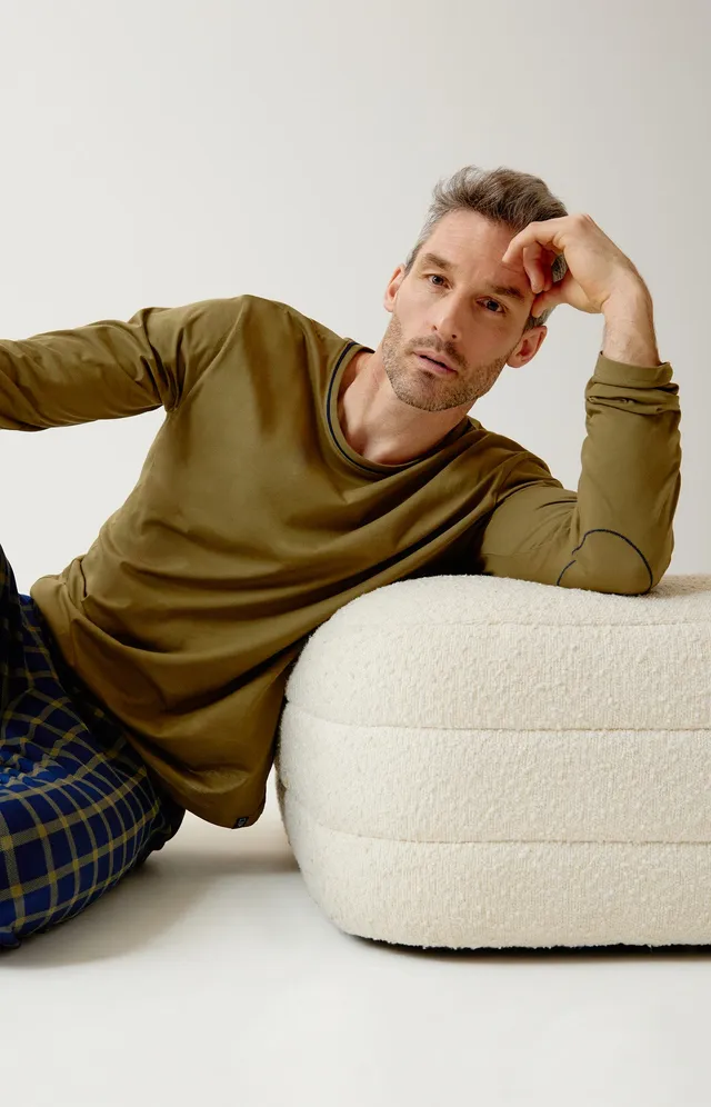 arthur-bob-sammy-tradi-pyjama-long-coton-bio-marine-l image 1