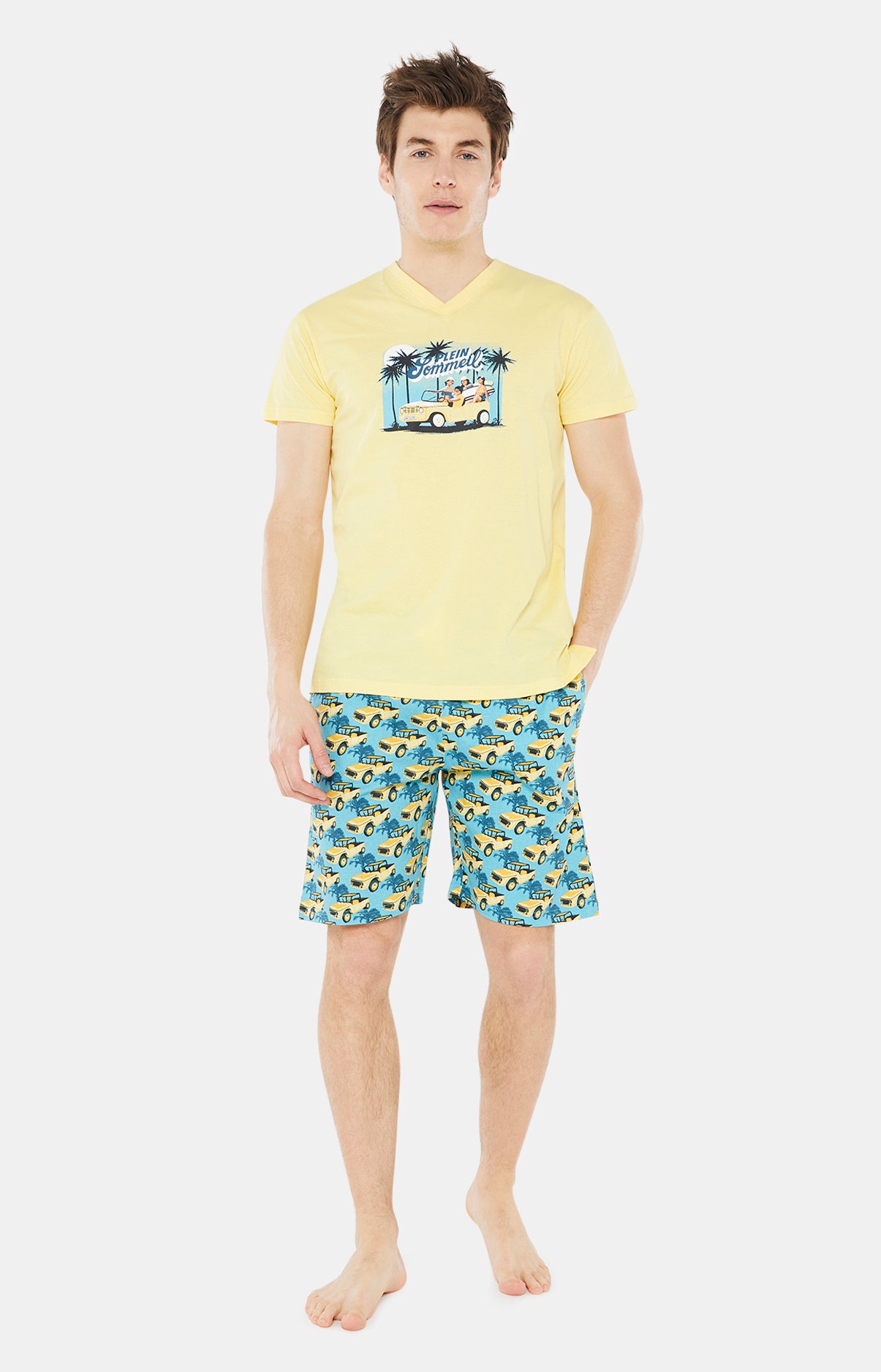 arthur-bob-plein-sommeil-pyjashort-coton-bleu image 4