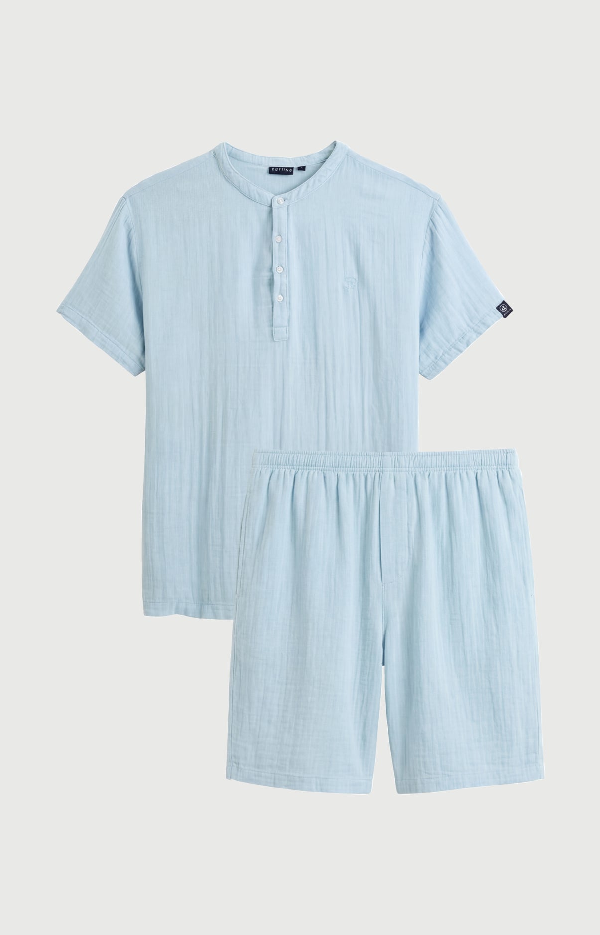 arthur-bob-brume-d-t-pyjashort-homme-ciel-gaze-coton image 3