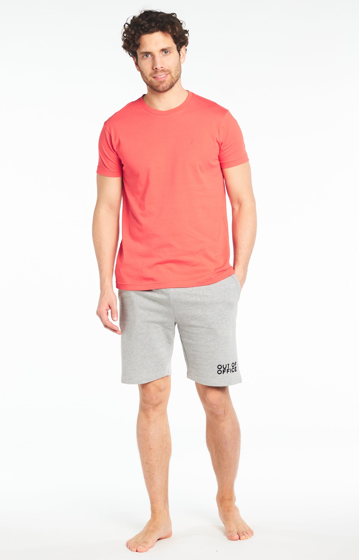 arthur-bob-tee-shirt-uni-rouge-coton-bio image 2