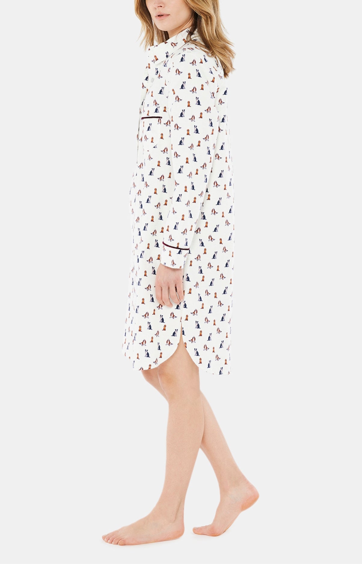 arthur-bob-chemise-toutou-nuit-ivoire-pilou-femme image 2