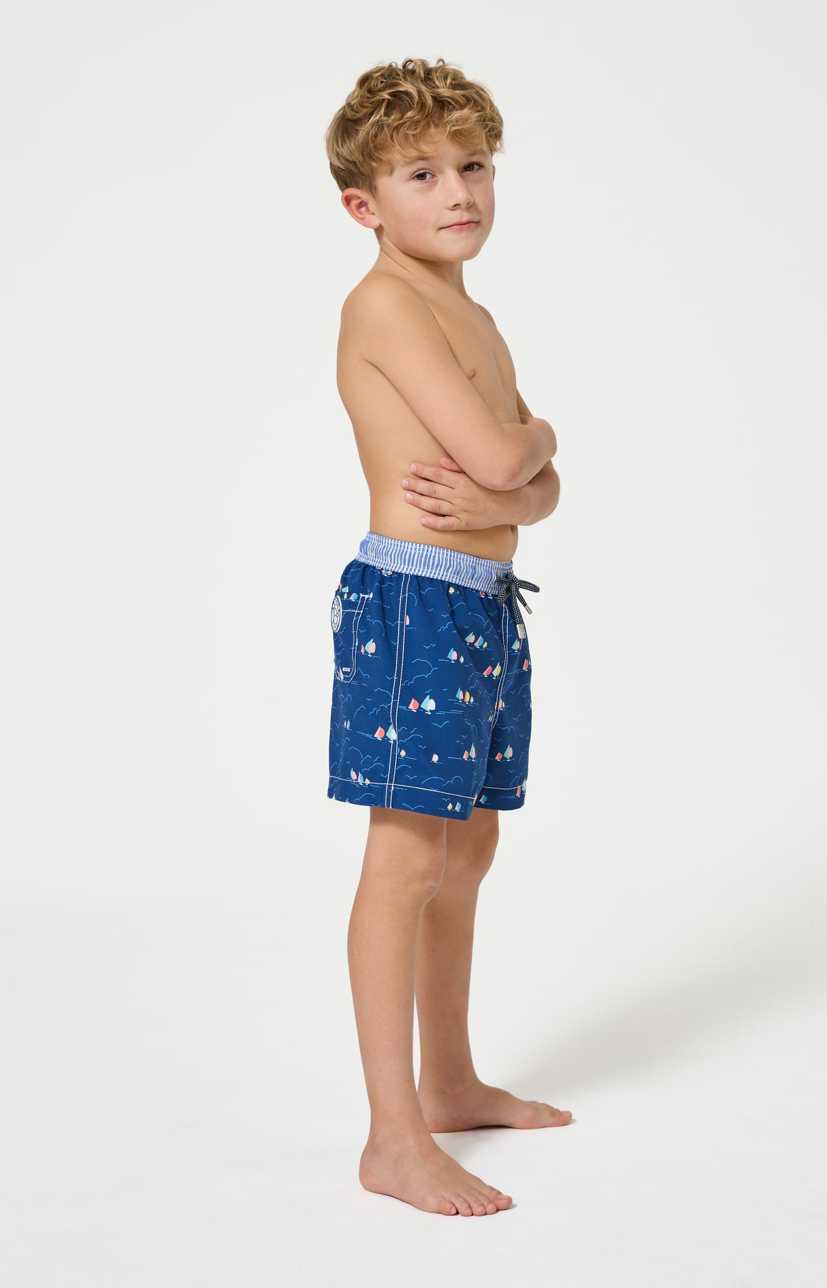 arthur-bob-short-de-bain-enfant-tranquill-t-marine-4a-16a image 4