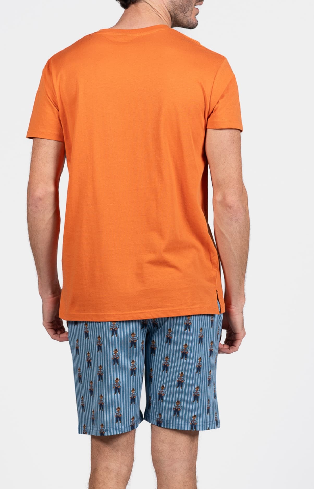 arthur-bob-cowboy-pyjashort-coton-acier-homme image 6