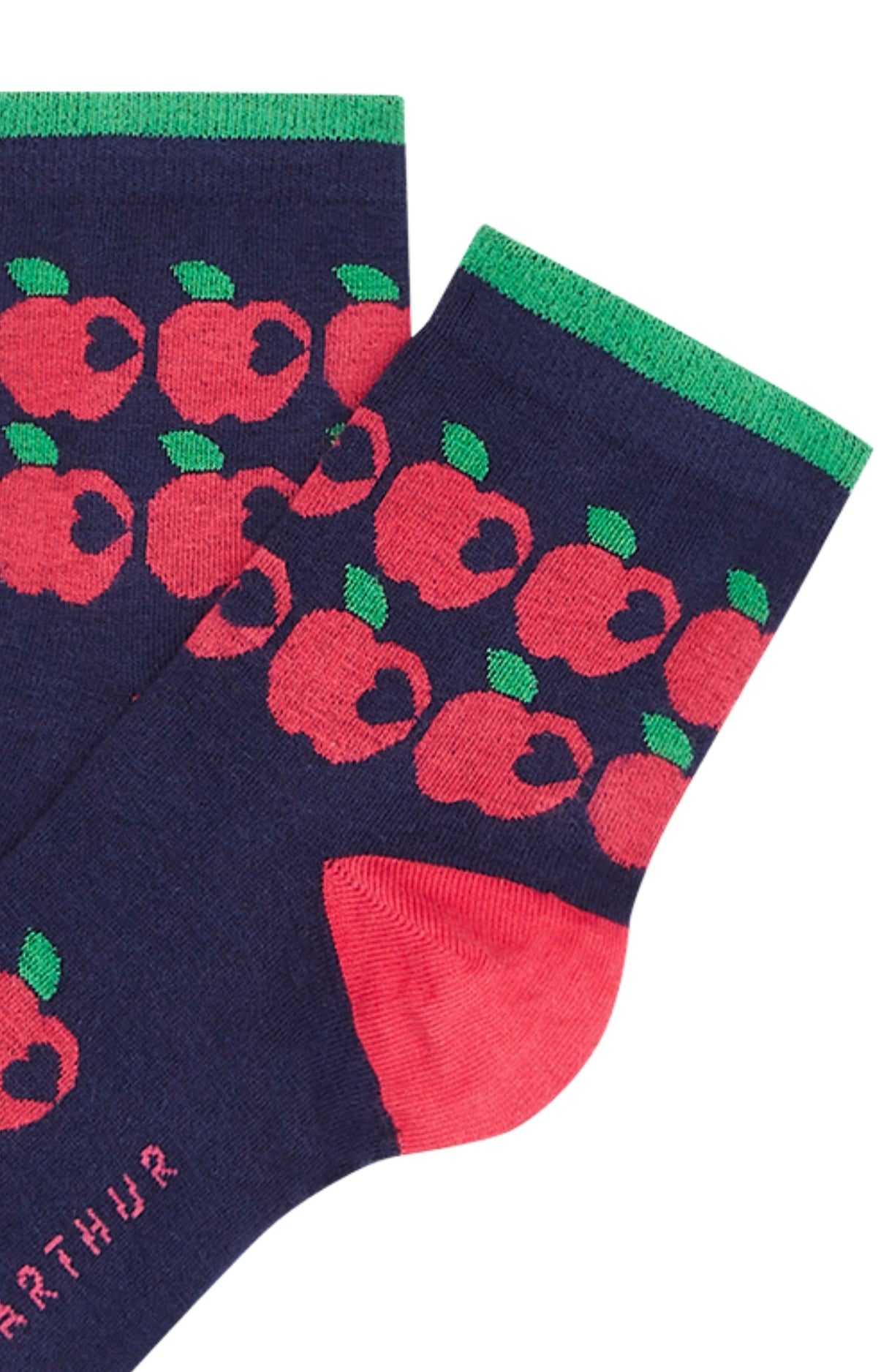 arthur-bob-pomme-d-amour-chaussettes-femme-marine image 2