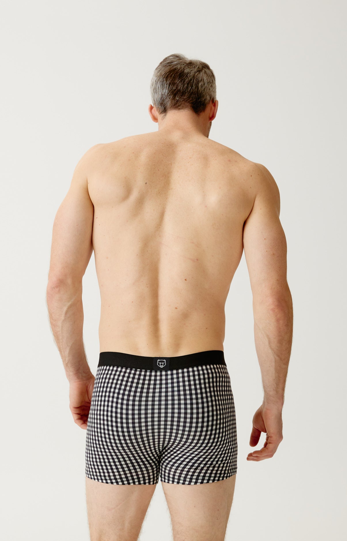 arthur-bob-boxer-vichy-noir-homme-coton-bio-co-responsable image 5
