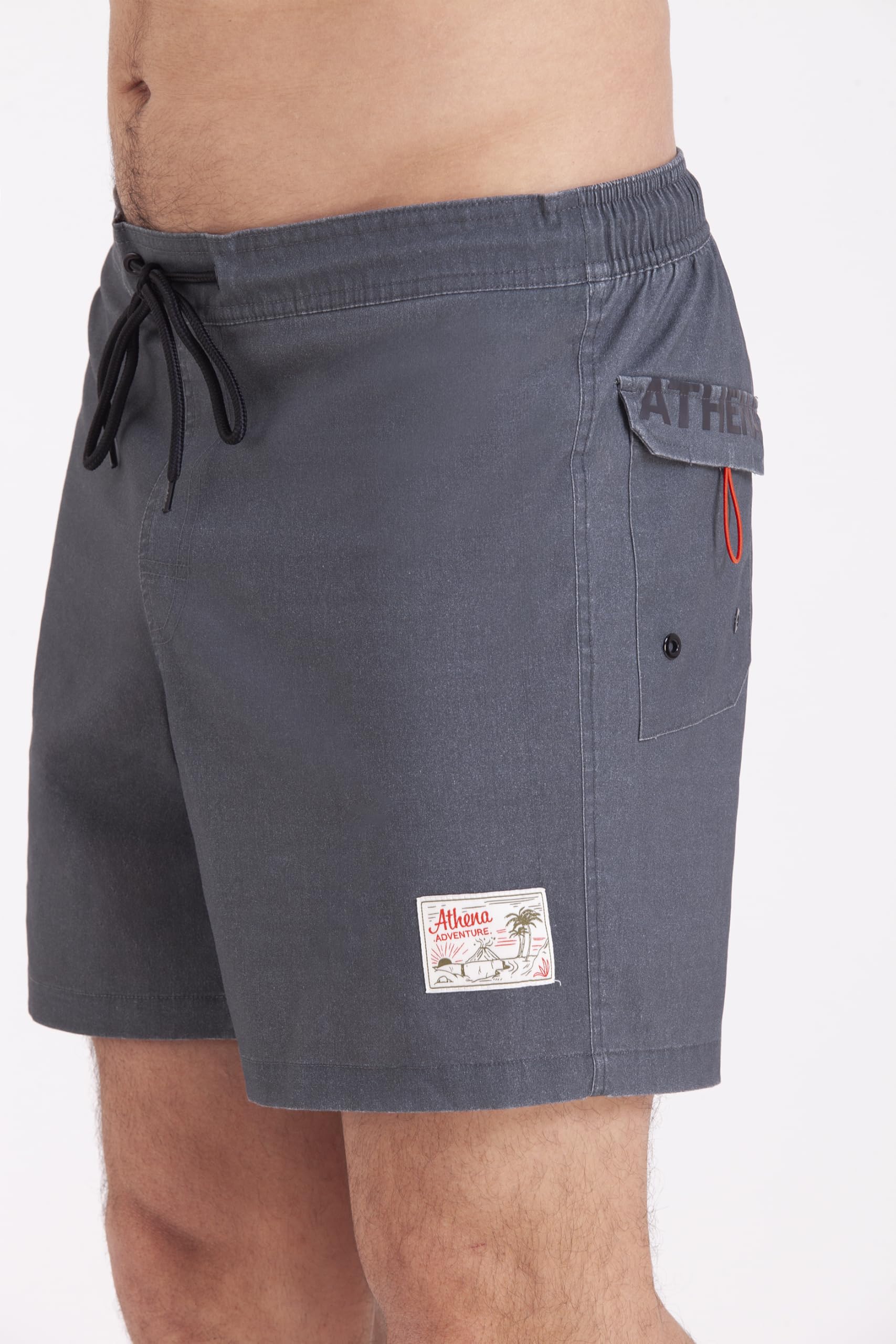 athena-traveler-bermuda-de-bain-homme-denim-taille-m image 5