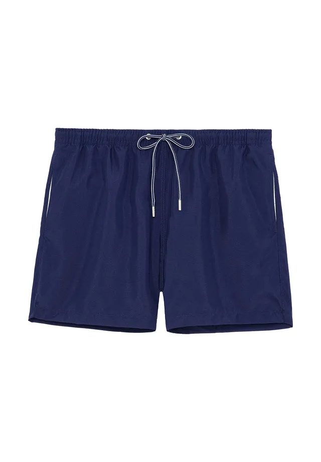 hom-h-fresh-sea-life-short-de-bain-homme-bleu-marine-polyester image 1