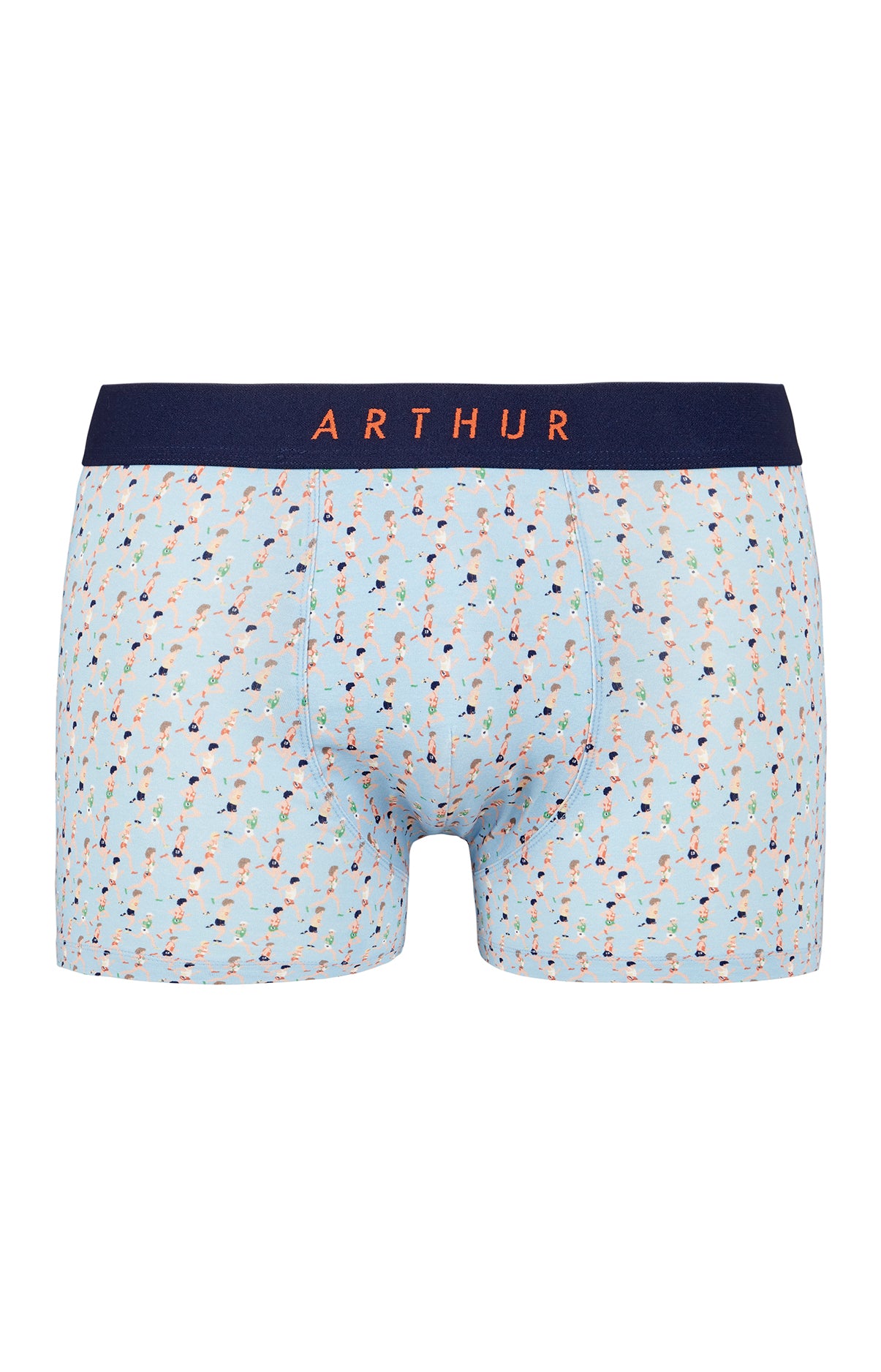 arthur-bob-marathon-boxer-homme-ciel-coton-bio image 3