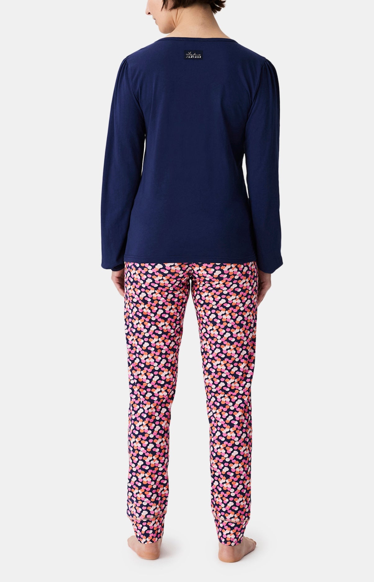 arthur-bob-pommes-pyjama-femme-multicolore-coton-bio image 7