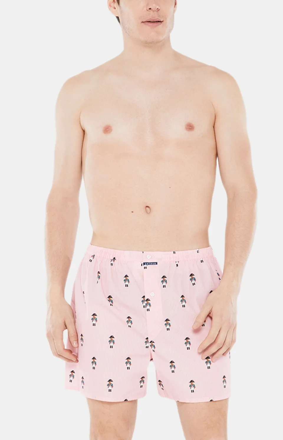 arthur-le-club-napoleours-cale-on-coton-bio-rose image 1