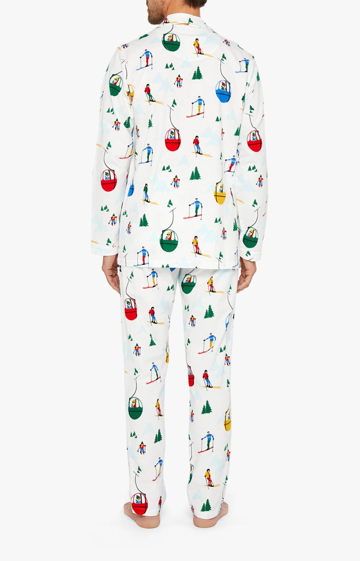 arthur-bob-mont-pyjama-pilou-blanc-homme-coton image 4