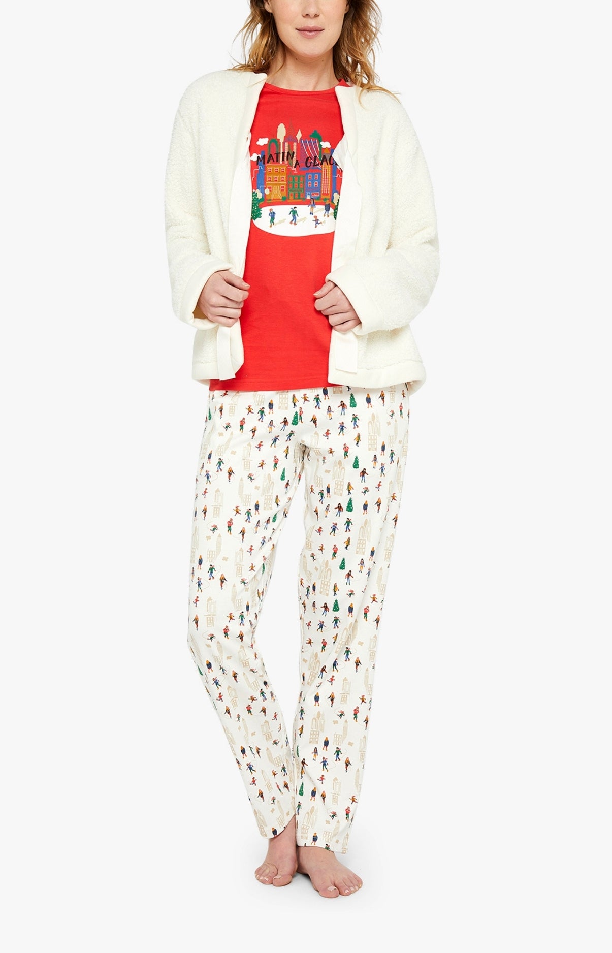 arthur-bob-pyjama-matin-glace-pyjama-femme-blanc-coton-bio image 5