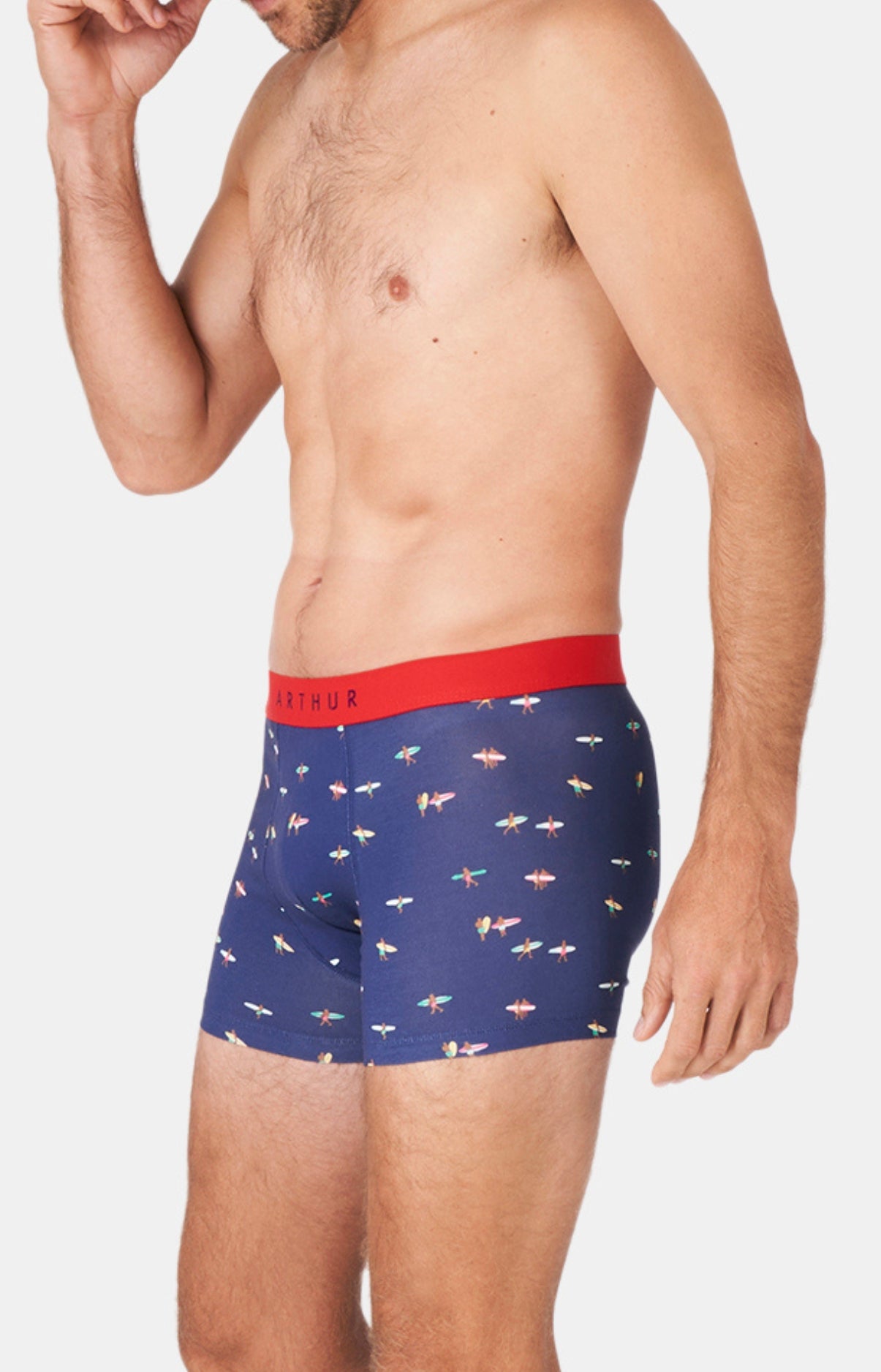 arthur-bob-boxer-coton-bio-marine-surf image 4