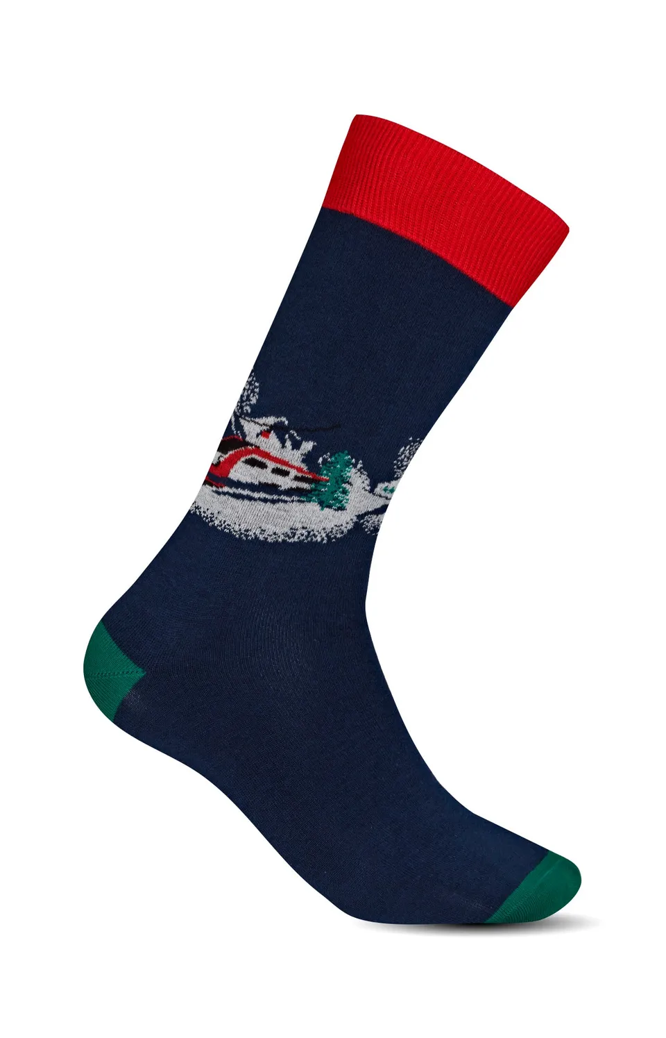 arthur-bob-grande-vitesse-chaussettes-marine-40-46-coton image 1