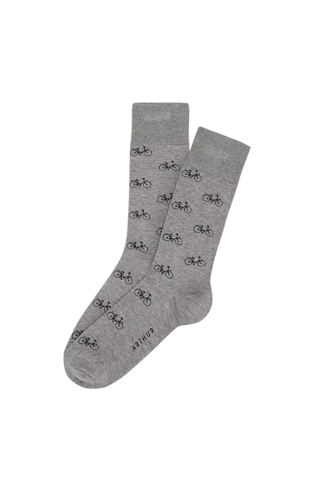 arthur-bob-v-lo-gris-chaussettes-homme-coton image 1
