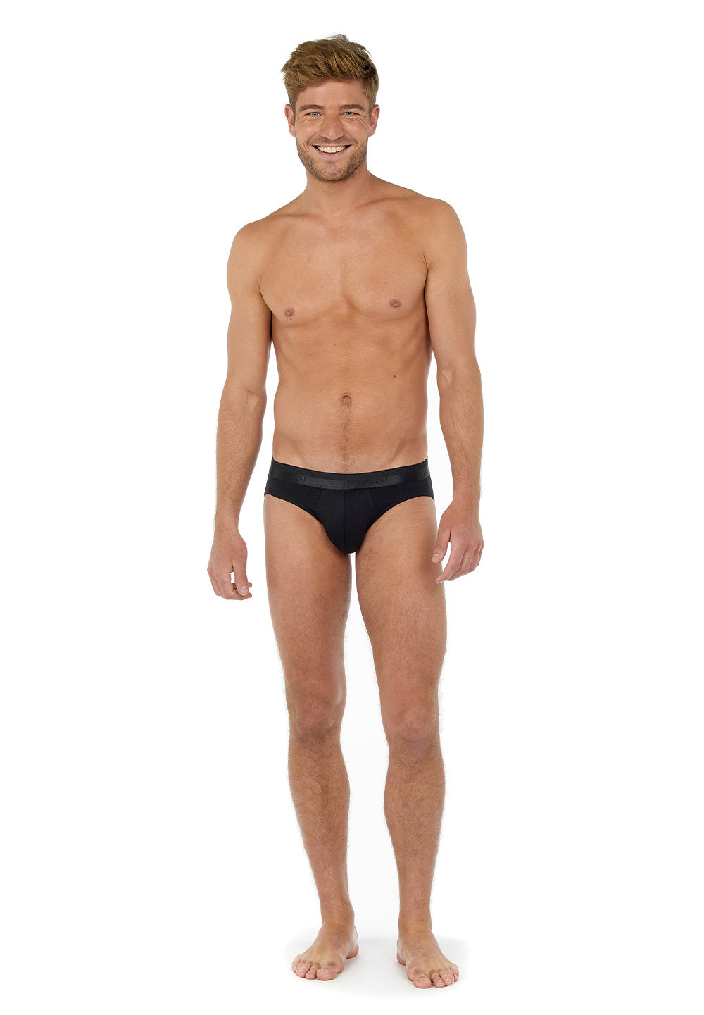hom-classic-mini-slip-homme-modal-coton-noir-400204-noir image 6
