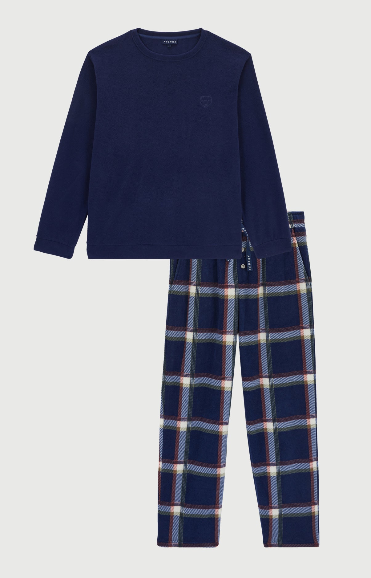 arthur-bob-pyjama-polaire-luka-marine-chaud-l image 3