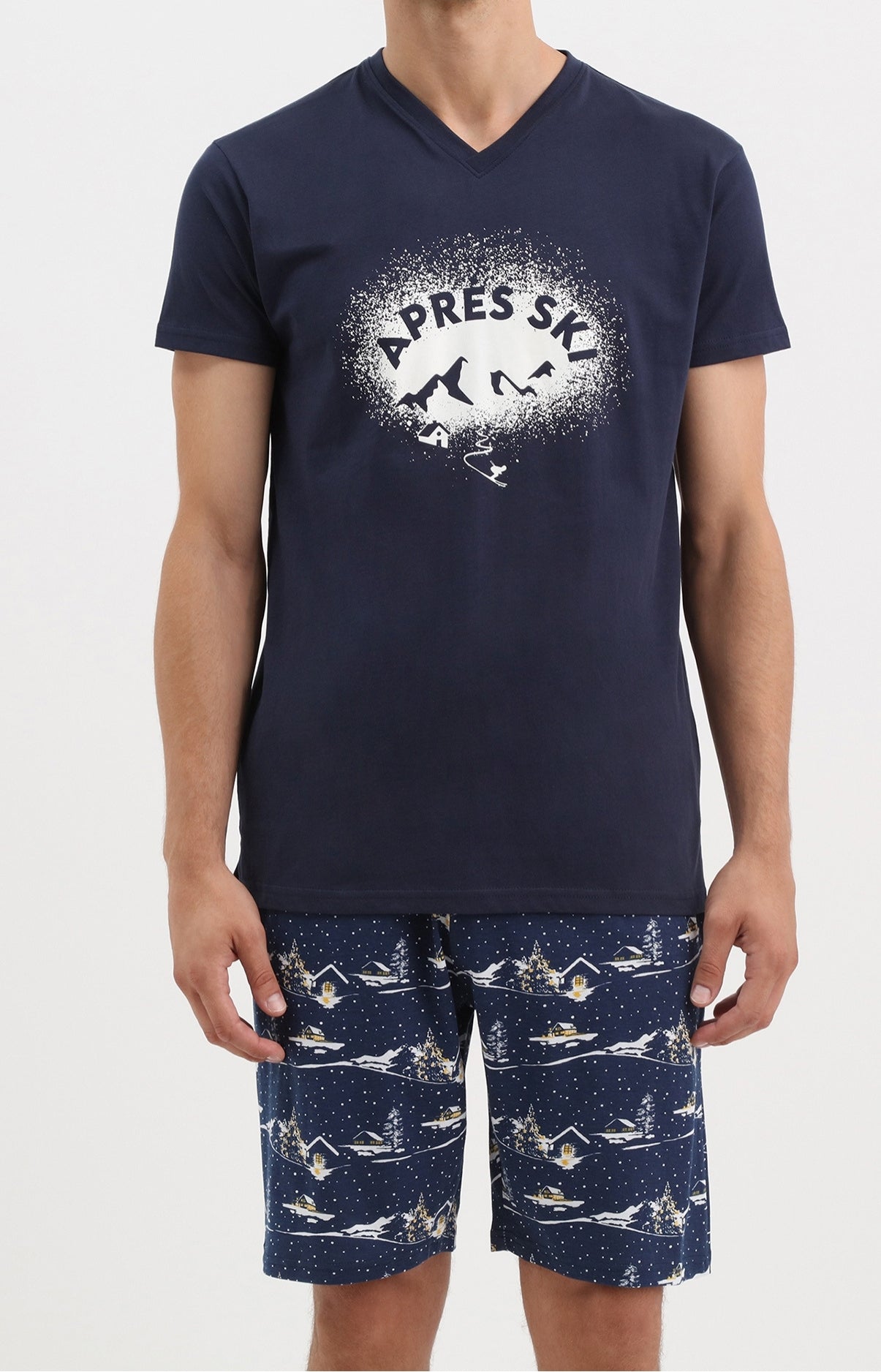 arthur-bob-apr-s-ski-pyjashort-coton-nuit-homme image 1