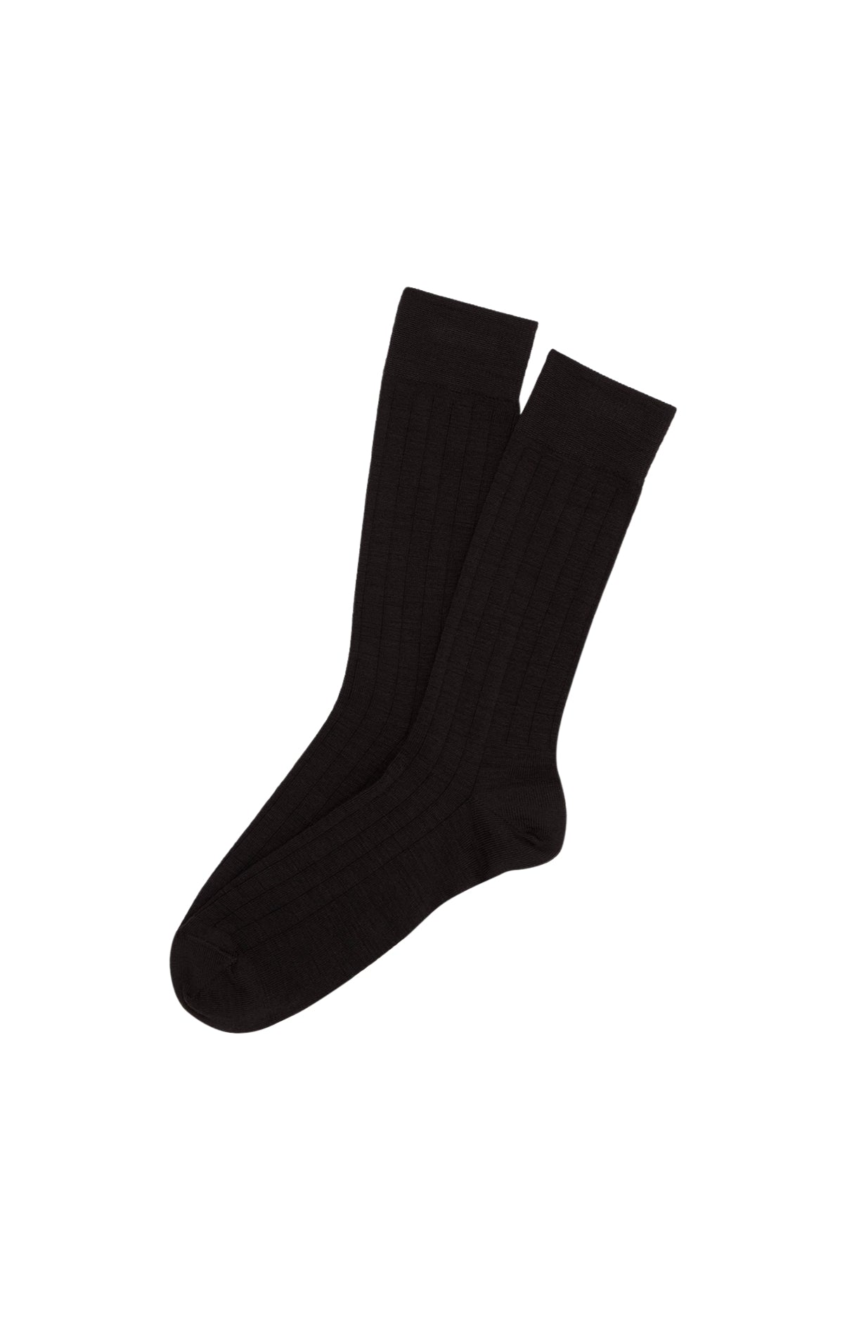arthur-bob-chaussettes-old-teddy-chocolat-40-46-laine-coton image 1