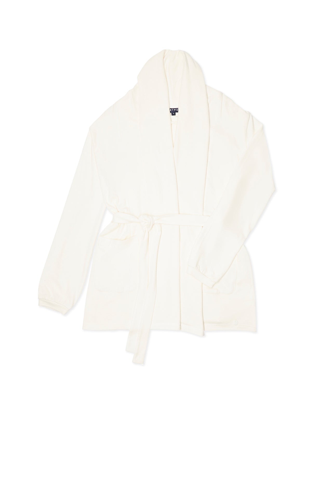 arthur-bob-peignoir-uni-peignoir-femme-ivoire-classique image 3