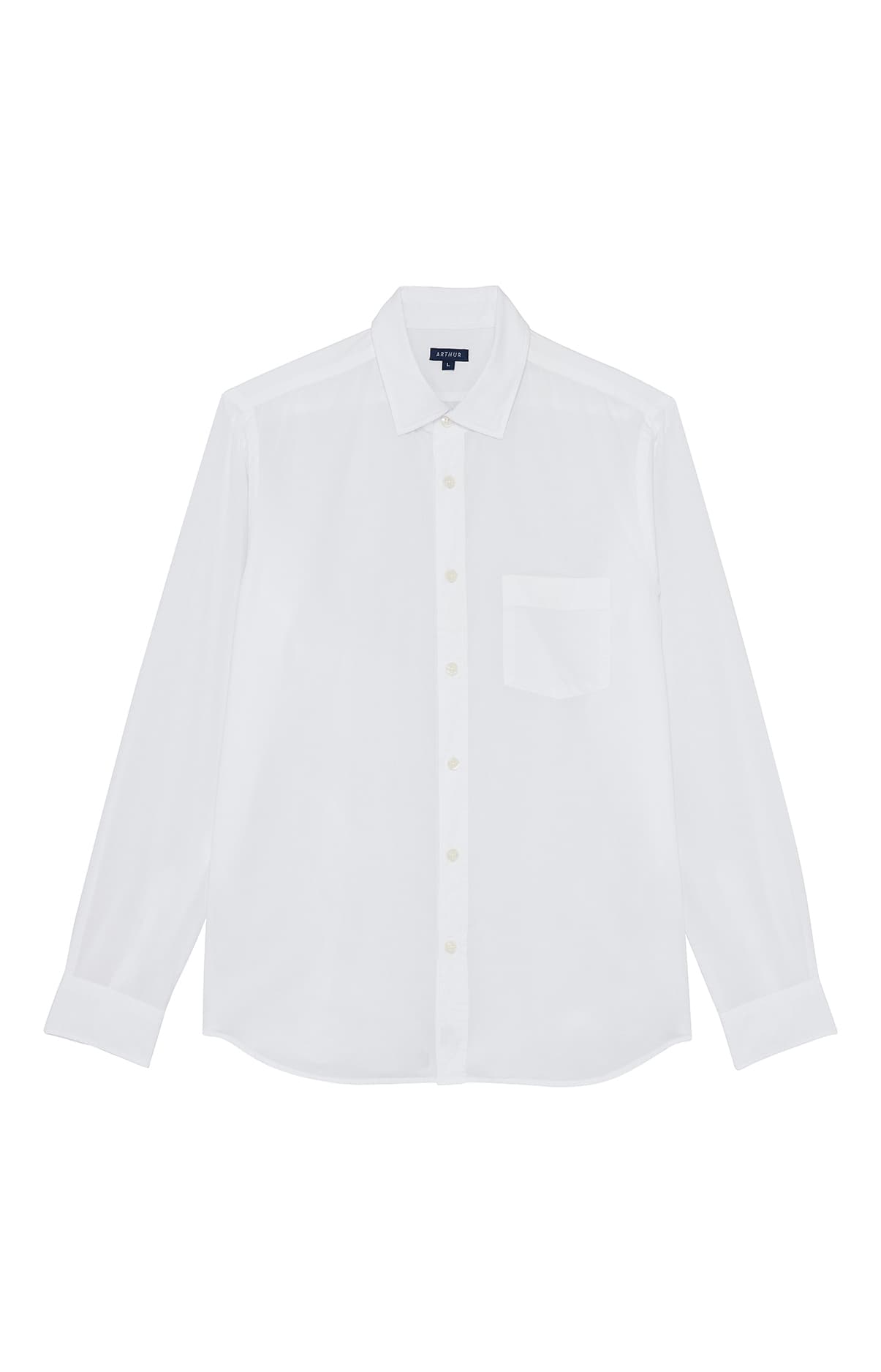 arthur-voile-chemise-homme-blanc-manches-longues image 3