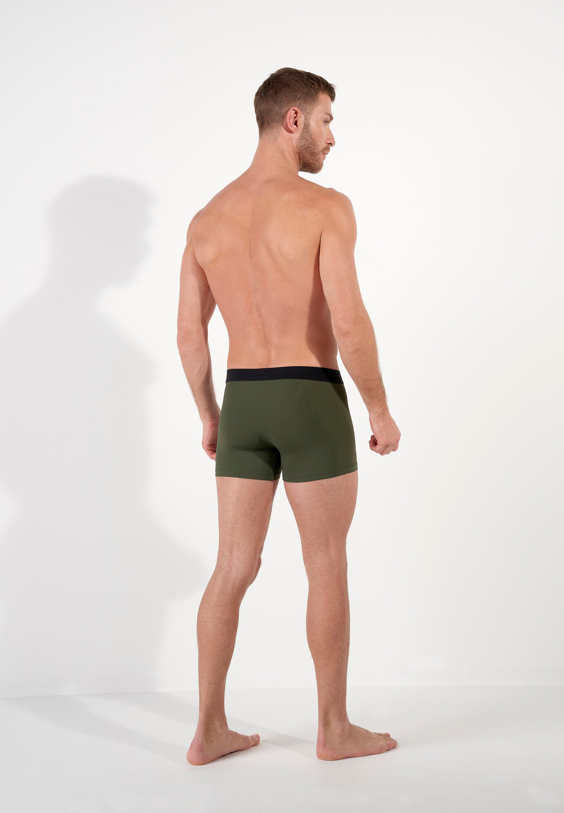hom-supersoft-boxer-kaki-microfibre-soutien-discret image 6