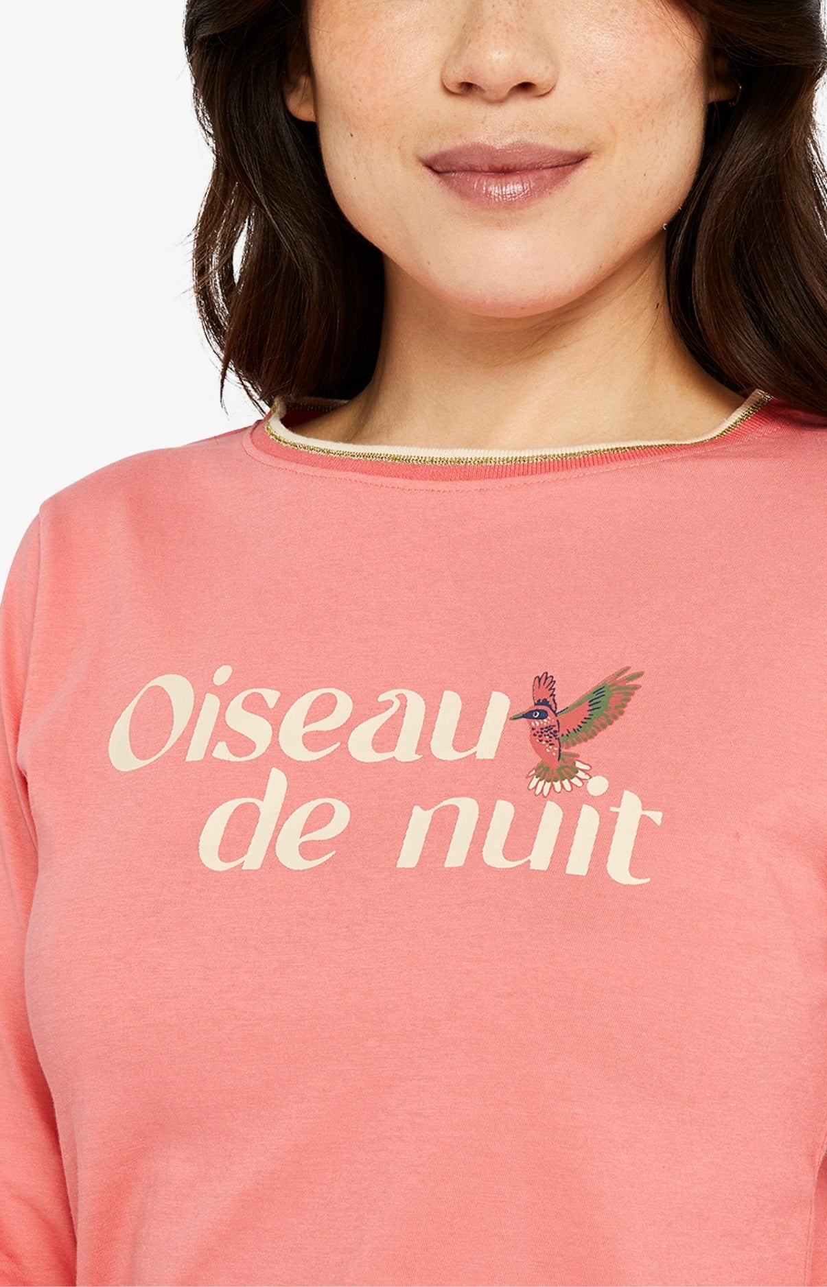 arthur-bob-colibri-pyjama-coton-bio-poudre-manches-longues image 2