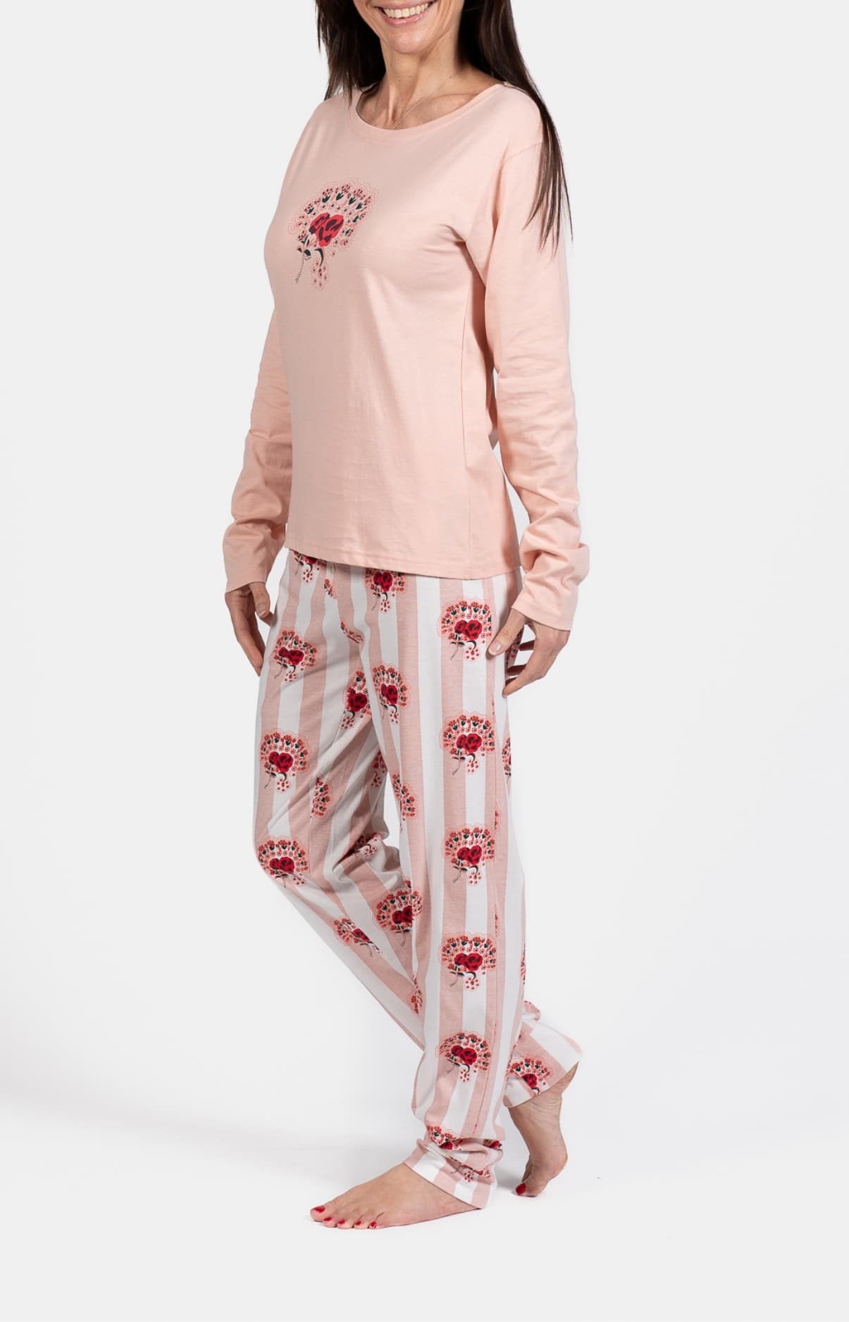 arthur-bob-pyjama-suzanne-jersey-coton-poudre-femme image 5