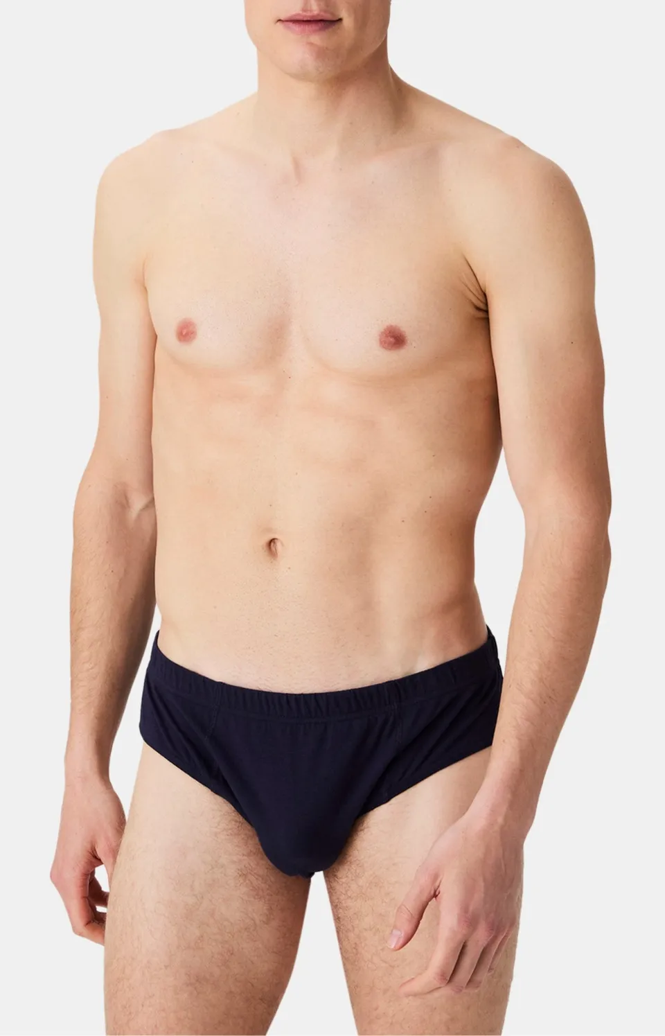 arthur-le-club-slip-coton-bio-marine-abysse-homme image 1