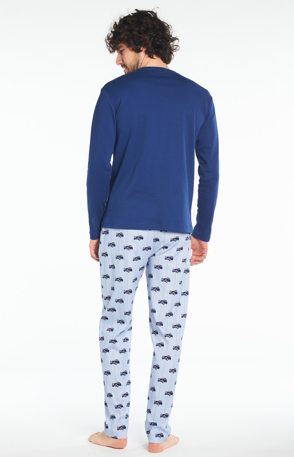 arthur-bob-pyjama-pr-sidentiel-homme-ciel-coton-bio-chaud image 4