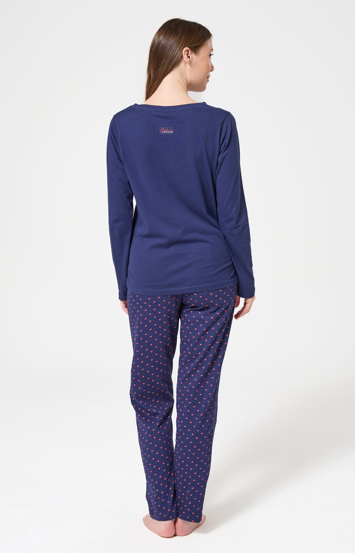 arthur-bob-valentine-pyjama-femme-rouge-coton-bio image 7