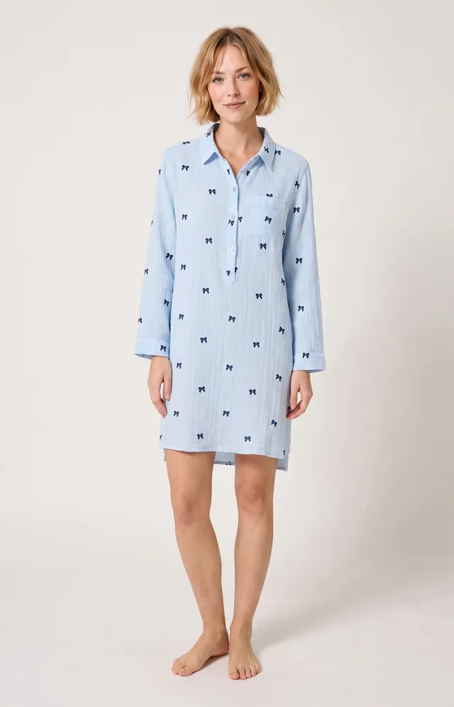 arthur-bob-rosie-chemise-de-nuit-gaze-coton-ice image 1