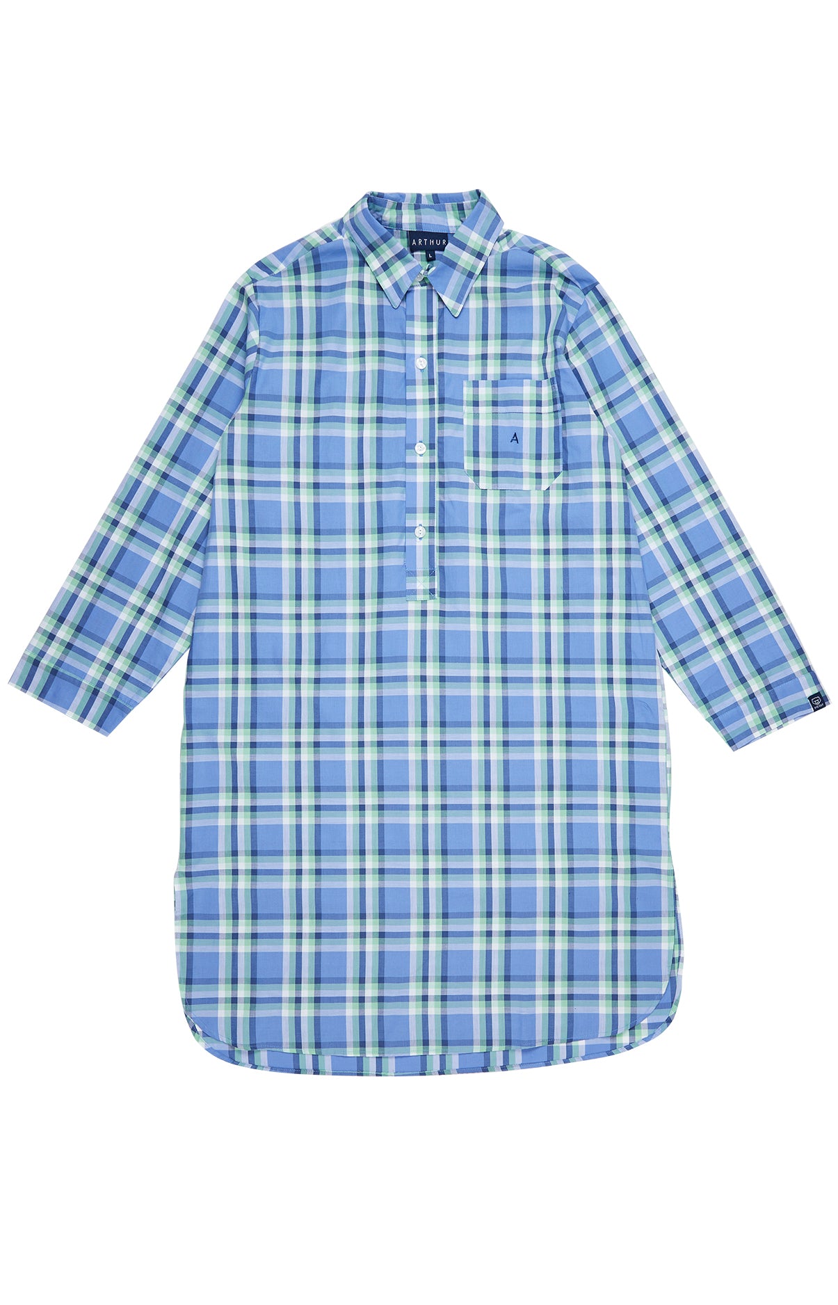 arthur-bob-961-chemise-de-nuit-homme-azur image 3